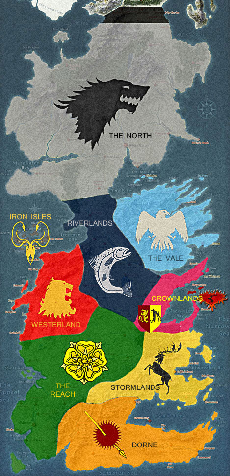 Map of Westeros